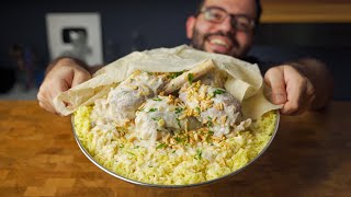 منسف الجميد الاردني | الطريقة الأصلية | Jordanian Mansaf