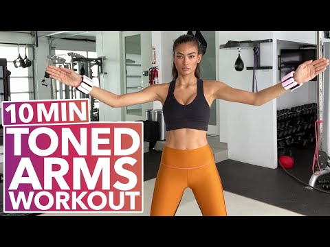 KELLY GALE TONED ARMS WORKOUT || 10 MIN || Home edition