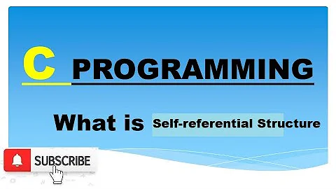 Self-referential Structure in C | What is self-referential Structure?