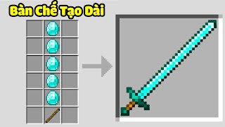 Minecraft nhưng Tôi Chế Tạo Vũ Khí Siêu Dài