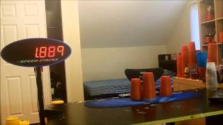 Sport Stacking 3-6-3 In 1.889 Seconds!