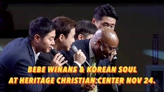 Bebe Winans & Korean Soul at Heritage Christian Center Nov 24.