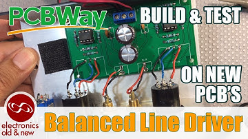 Balanced Line Driver using PCBWay PCB
