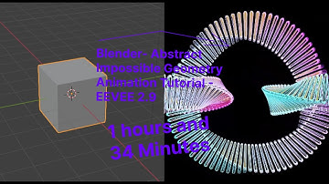 Blender- Abstract Impossible Geometry Animation Tutorial - EEVEE 2.9
