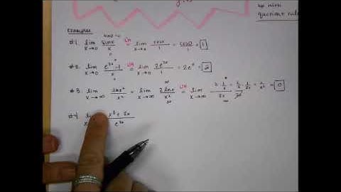 AP Calc AB 9.4A Evaluating Limits with L