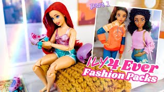 Disney ily 4Ever Fashion Packs!!! Testing Them On Others Dolls