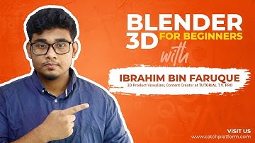 Bangla Blender Tutorial for Beginners | Module 01 E 01 | Ibrahim Bin Faruque  ( Blender 2.9 LTS )