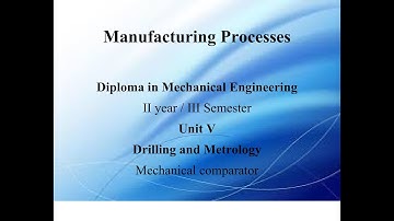 Mechanical Comparator - Dial gauge