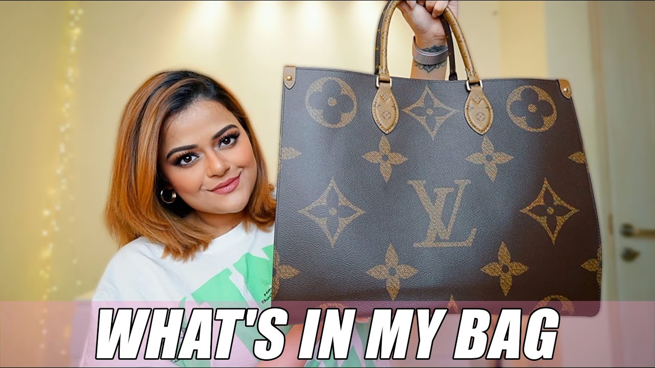 WHAT'S IN MY BAG? LOUIS VUITTON ONTHEGO GM TOTE