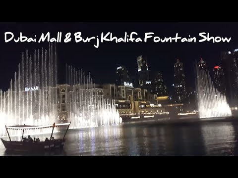 Dubai Mall and Burj Khalifa fountain show | Stream Hunger