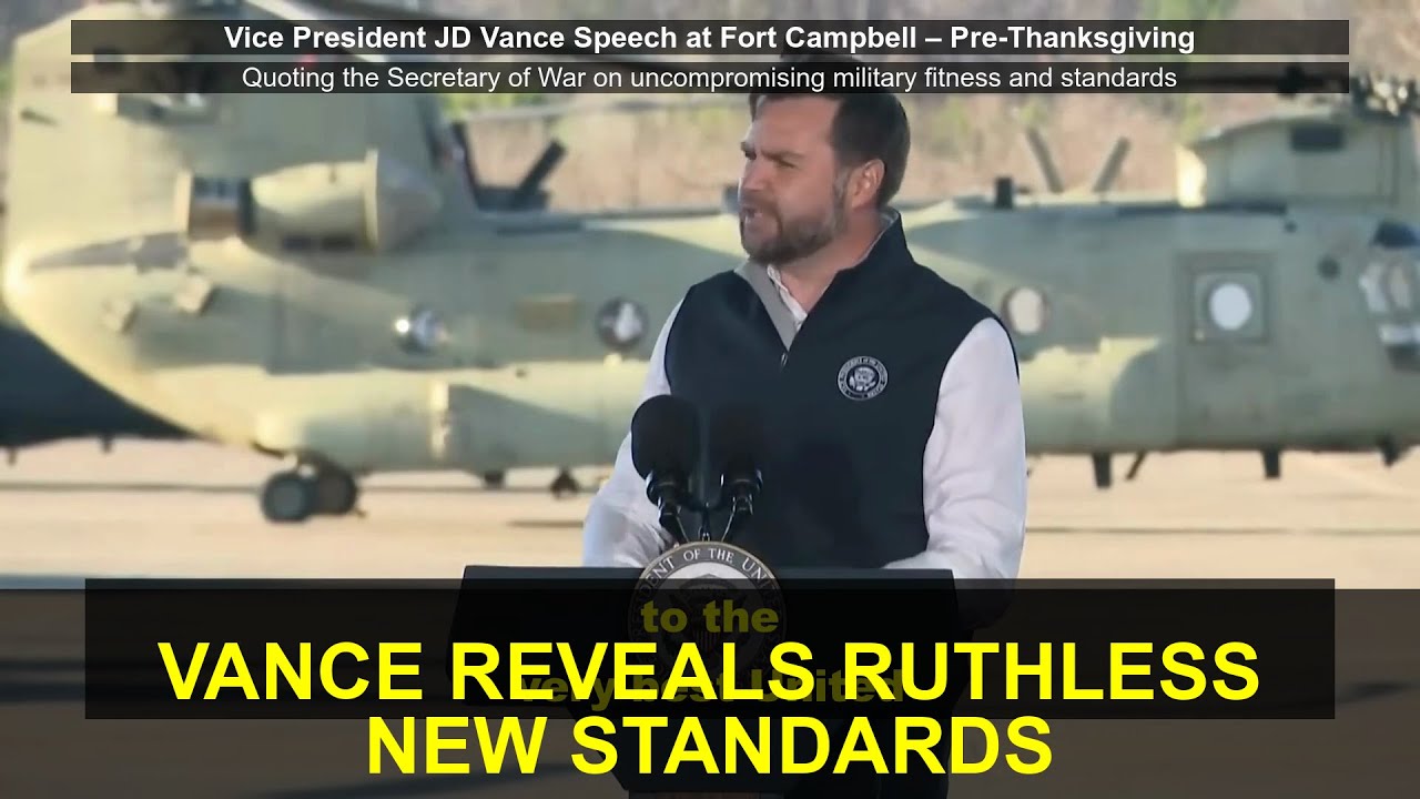 Вице-президент Вэнс цитирует министра Хегсмита о безжалостном применении стандартов