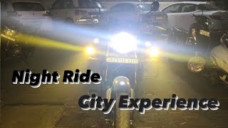 Super Meteor 650 NIGHT RIDE | Traffic Experience