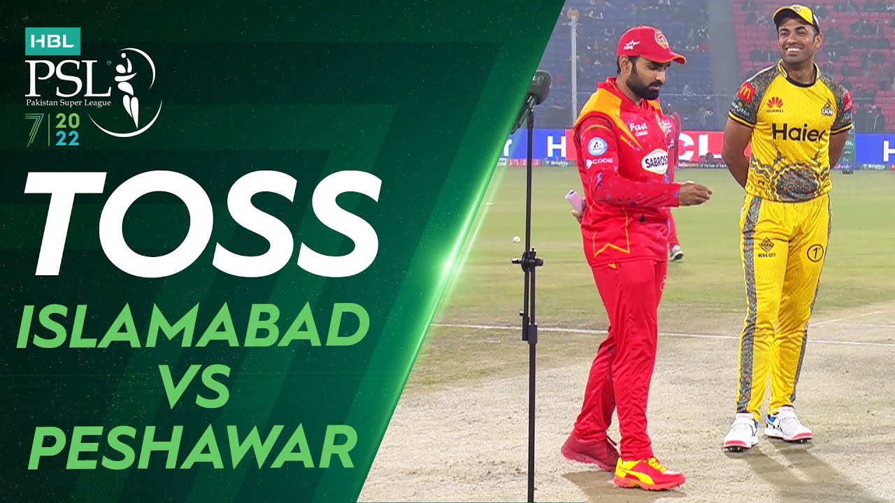 Toss Islamabad United vs Peshawar Zalmi Match 24 HBL PSL 7 ML2T