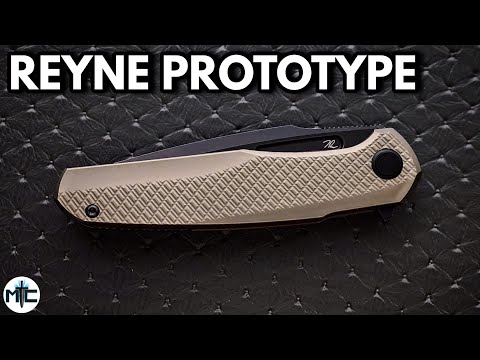 TW Price Design REYNE Prototype Folding Knife - Overview