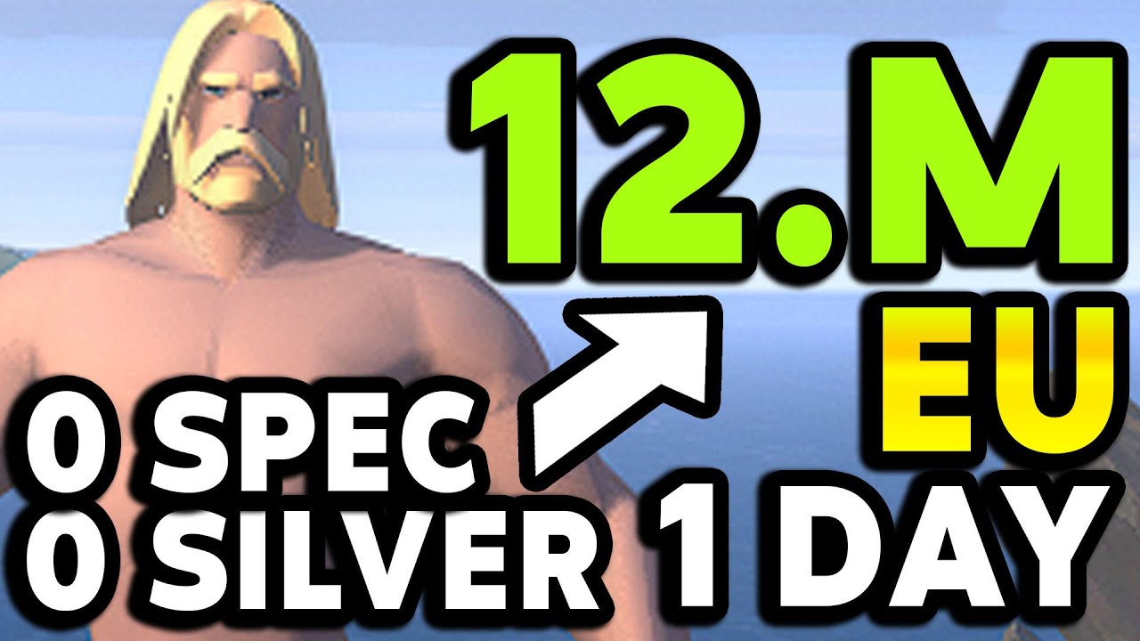 HOW NEWPLAYER MAKE 12M IN A DAY IN EU SERVER - SOLO - DAGGER - MIST - ALBION ONLINE