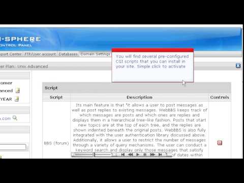 Installing Pre-configured CGI Scripts in H-Sphere - Host Department LLC