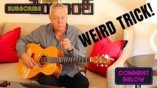 Tommy Emmanuel demonstrates a WEIRD TRICK and dangerous shapes - Did you know this?