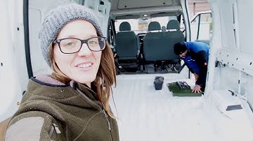 Camper Van Conversion Part 2: Rust Removal, Seat Removal, Spray Paint