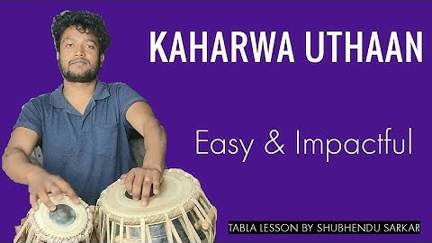 (Kaharwa Uthaan)(Chakkradar Type)Tabla Bools/Tabla Video/Tabla Lesson By Shubhendu Sarkar. 204