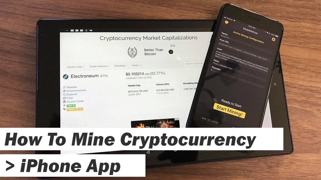 How To Mine Cryptocurrency Like Bitcoin On Iphone - 