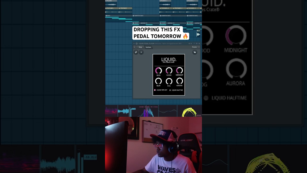 Making synth samples with the LIQUID. Pedal 🔥 | 