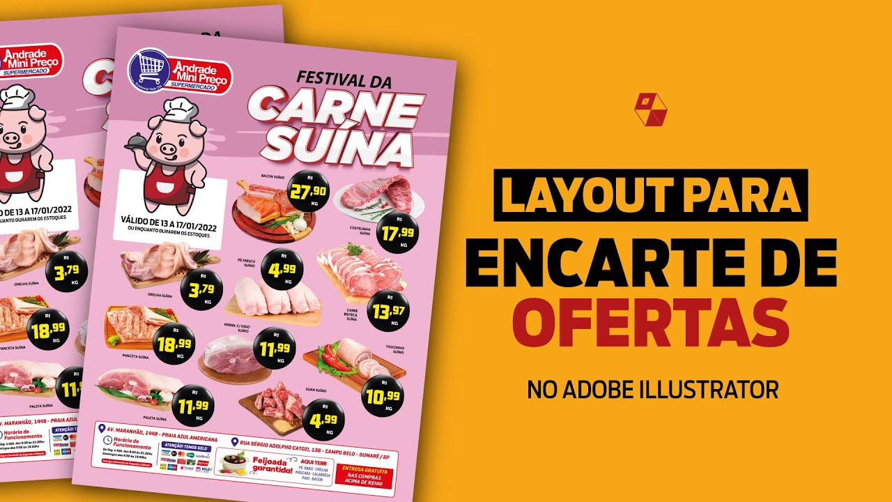 LAYOUT PARA ENCARTE DE OFERTAS - #TUTORIAL