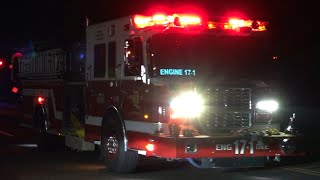 Hatfield Fire Co Engine 17-1 Quakertown Fire Co Engine 17-1 & Perseverance Fire Engine 74 Responding