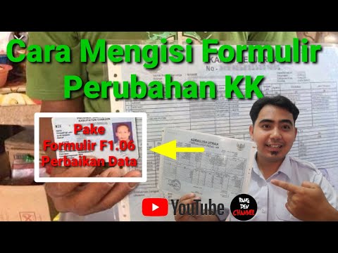 Video: Cara Mengisi Aplikasi Pendaftaran Di Tempat Tinggal, Formulir 6