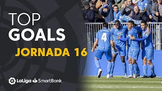 Todos los goles de la Jornada 16 de LaLiga SmartBank 2019\/2020