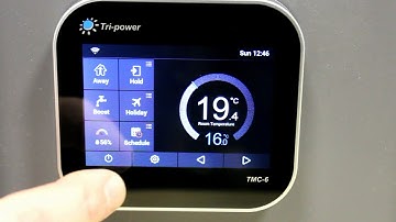 TMC6 Wifi Thermostat - Switching to Standby Quick Tutorial