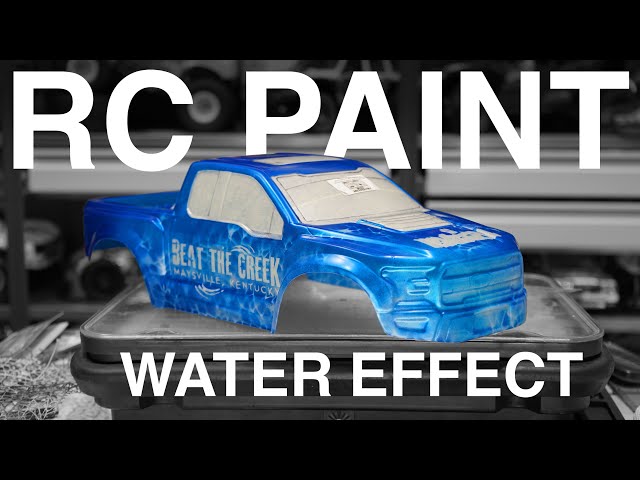 RC PAINT - How to paint WATER! - BTC2024