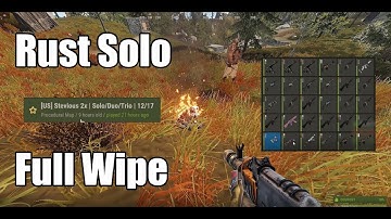 Full Wipe on Stevious | Rust Solo Survival