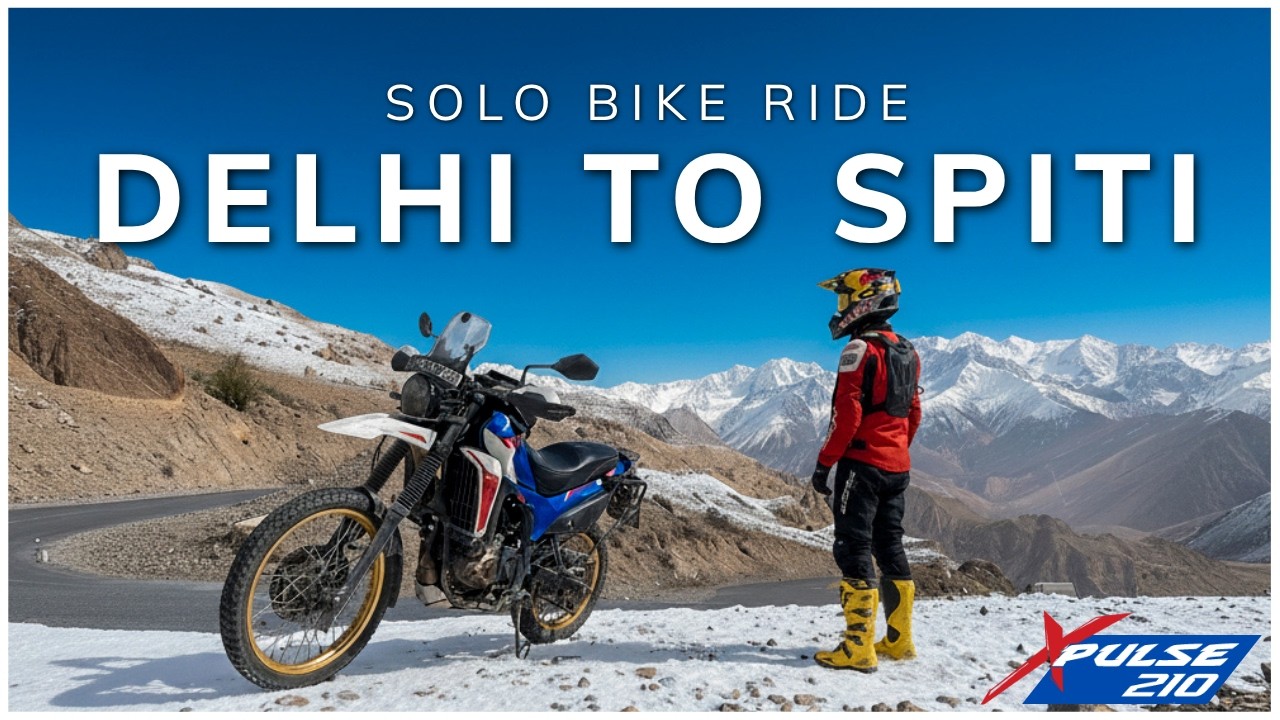 Ep.1 Winter Spiti Solo Ride 2025 | Xpulse 210 | Haryana to Spiti