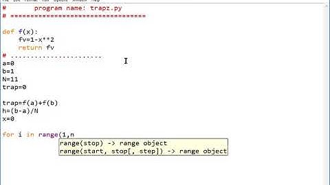 Trapezoidal Rule python program-1