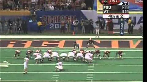 2000 Sugar Bowl (National Championship): Virginia Tech vs. Florida State: Hokie Highlights