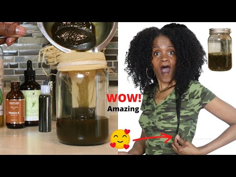 USE THIS HERBAL OIL FOR THICKER AND FASTER HAIR GROWTH | PROMOTE HEALTHY HAIR GROWTH | BONUS