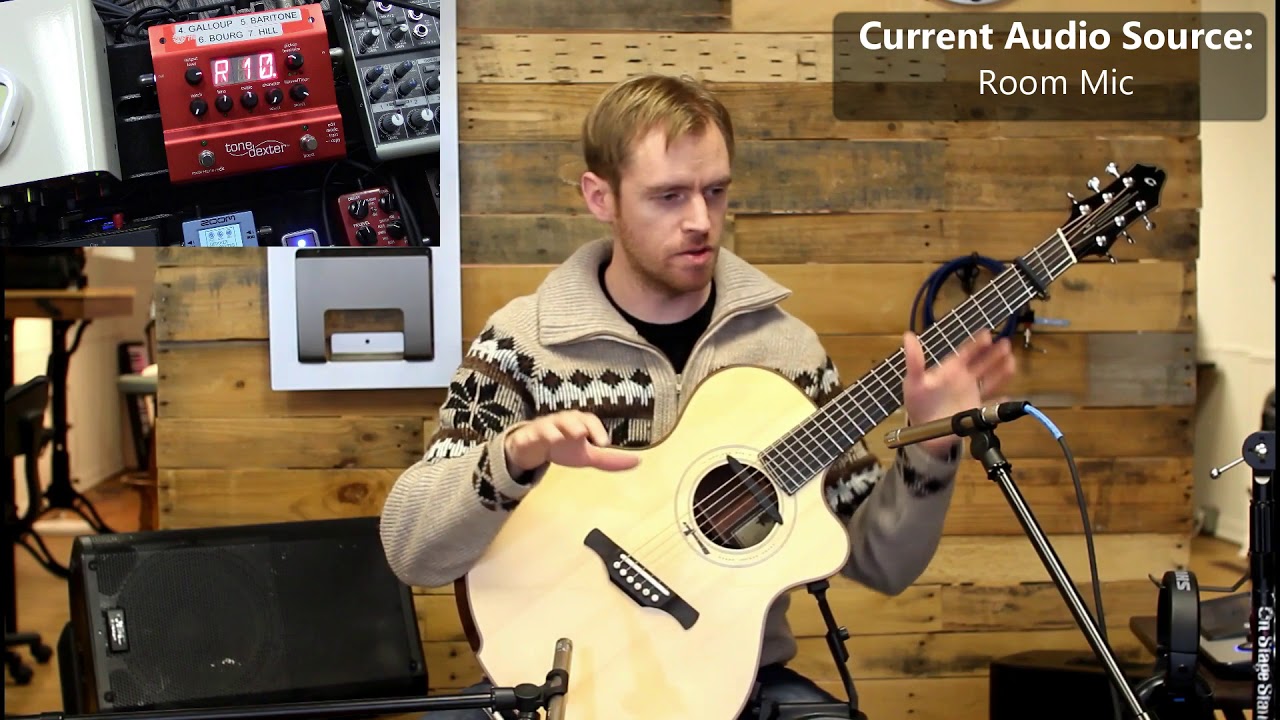 Live Sound for Acoustic Guitar Using 2 mics with the ToneDexter YouTube