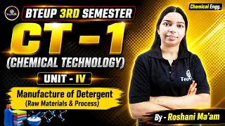 Chemical Technology - I |Lec-1 Soap Manufacturing & Glycerin By-Product | Unit-4 |3rd Sem #astechnic
