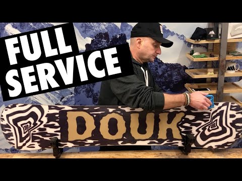 How to Service your Snowboard & Skis Full Tuning Video DIY at Home - Ski Snowboard Tuning Updated
