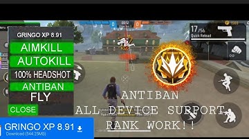 FREE FIRE GRINGO XP HACK || FREE FIRE MOD MENU DOWNLOAD OB44 || VERSION 81