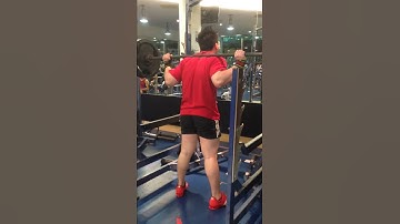 Pause squat 120kg * 3 (3sec)