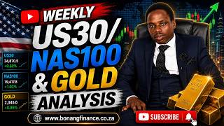 WEEKLY US30 / NAS100 & GOLD ANALYSIS 25-29 MAY 2026