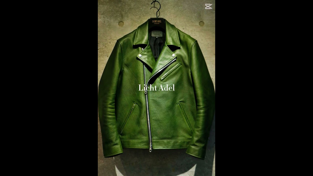 green モーターサイクル　ライダースジャケット　hyke green モーターサイクル ライダースジャケット hyke