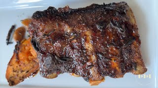 Fermented Garlic Honey glazed Ribs