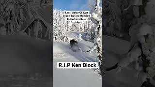 Ken Block Last Video..RIP 🙏 #rip#hoonigan#gonetoosoon#legend#drifting#driver#redbull#racing#shorts