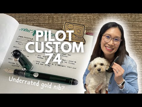 PILOT CUSTOM 74 // Most underrated gold nib pen? #newpenday
