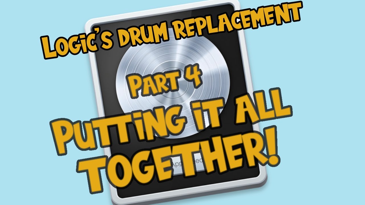 LOGIC PRO Drum Replacement pt4 Creating MENU instruments YouTube