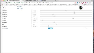 Franky Redente - Web FM Synthesiser