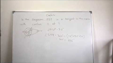 TANGENT TO A CIRCLE (2) SPM,CBSE, G.C.E O LEVEL [mathmania]