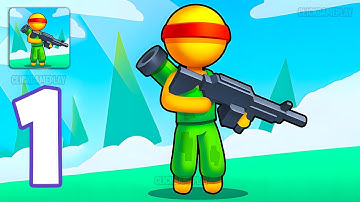 Machine Destroyer Gameplay Walkthrough Part 1 - Tutorial Army War Commander (Android,iOS)